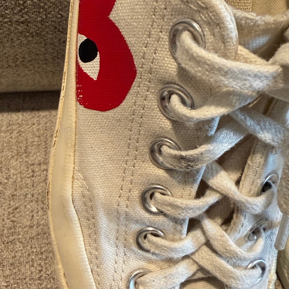 Converse Chuck Taylor x Comme des Garcons Play M5/ W 7 see photos - Picture 8 of 16